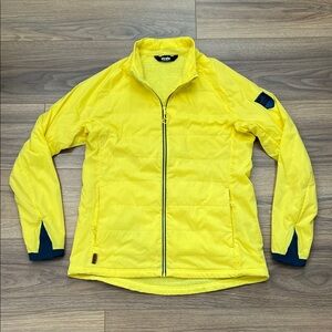 Strafe Aero Recon Air Insulator Jacket Polartec in Yellow Size Womens Large